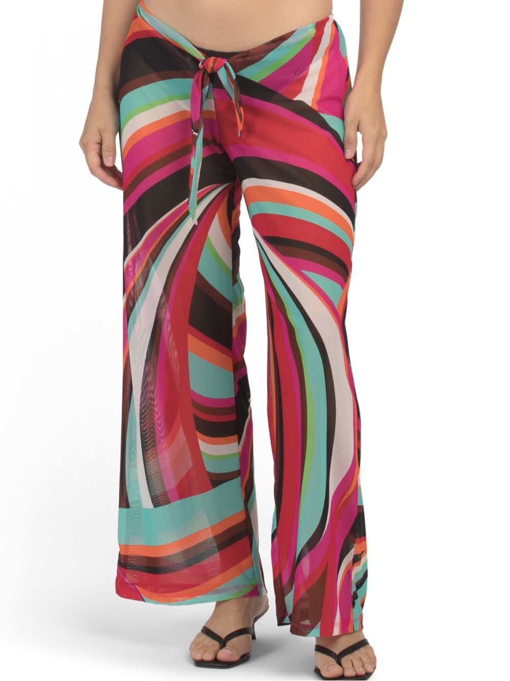 Trina Turk Swoop Mesh Swim Coverup Pants